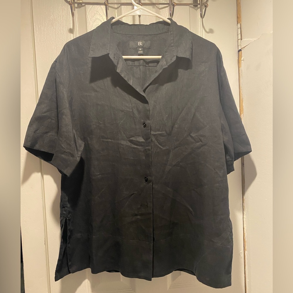 Banana Republic Black Short Sleeve Tee